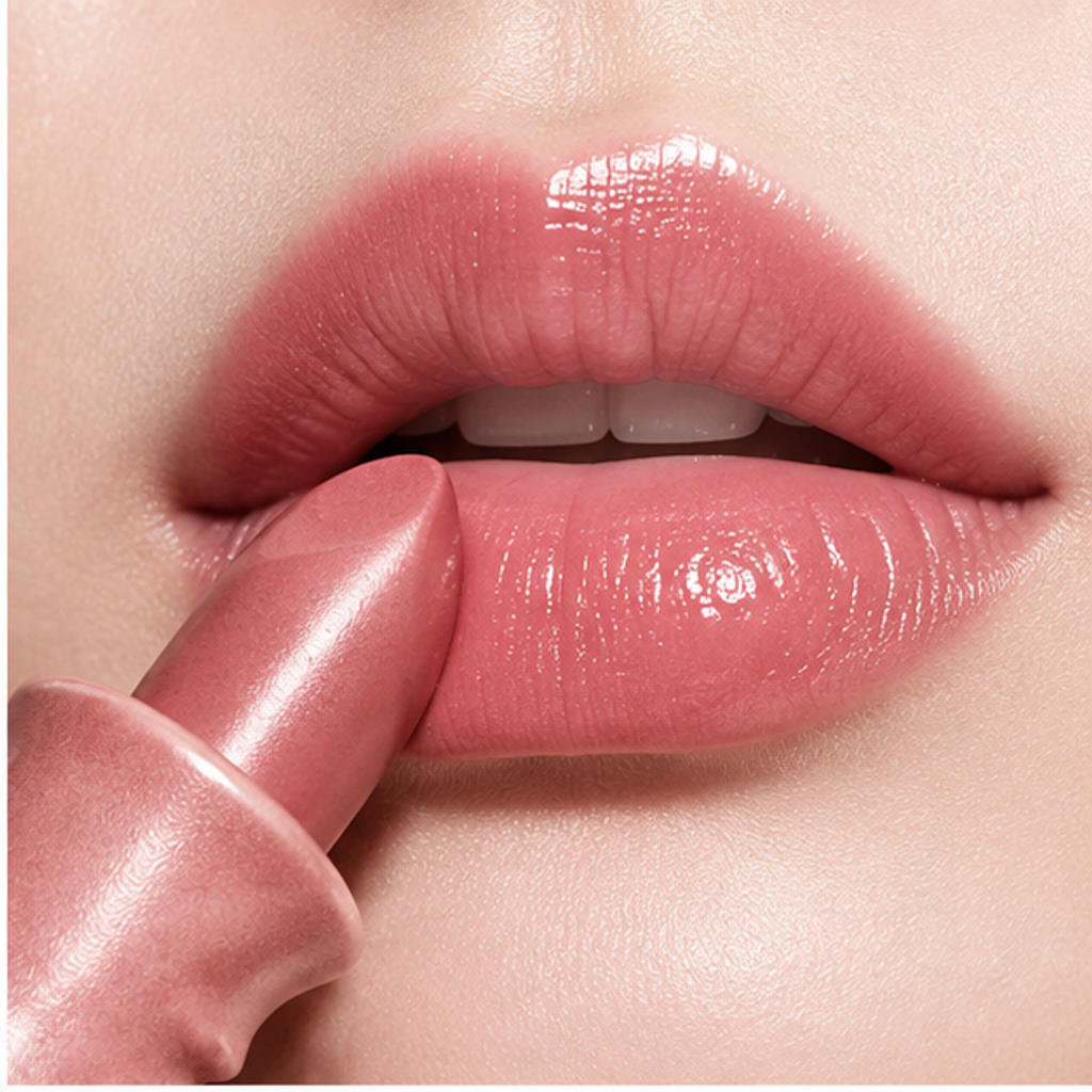Organic Form Sculptural Lipstick – Silky Smooth Moisturizing Lip Color with Ergonomic Spine Grip