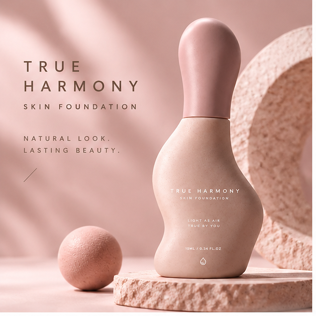 Universal True-Match Skin Foundation – Ultra-Light Breathable Formula for Pore-Blurring Natural Radiance