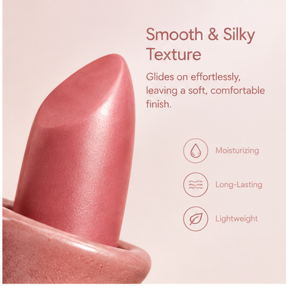 Organic Form Sculptural Lipstick – Silky Smooth Moisturizing Lip Color with Ergonomic Spine Grip