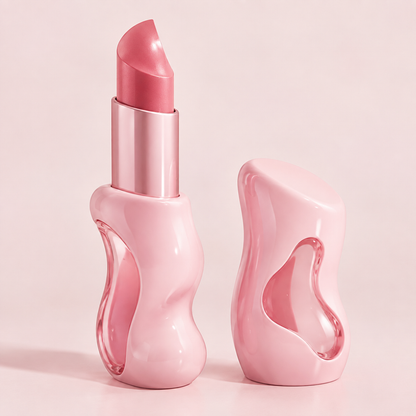 Silky Matte Sculptural Lipstick in Natural Rosy Glow – Velvety Smooth Lightweight Long-Lasting Lip Color