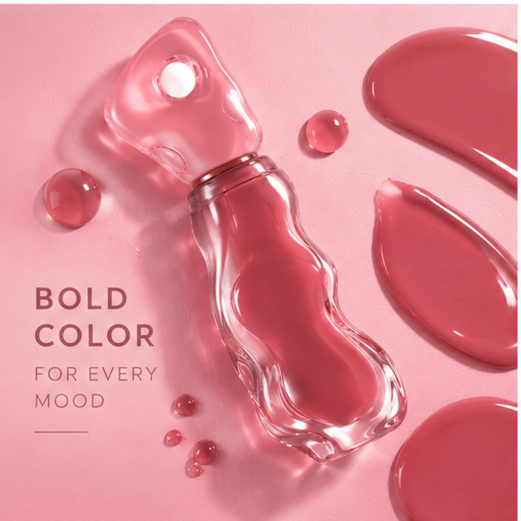 Translucent Ice-Sculpted Glossy Lip Tint – Non-Sticky Juicy Glass Finish & Long-Lasting Radiant Tint