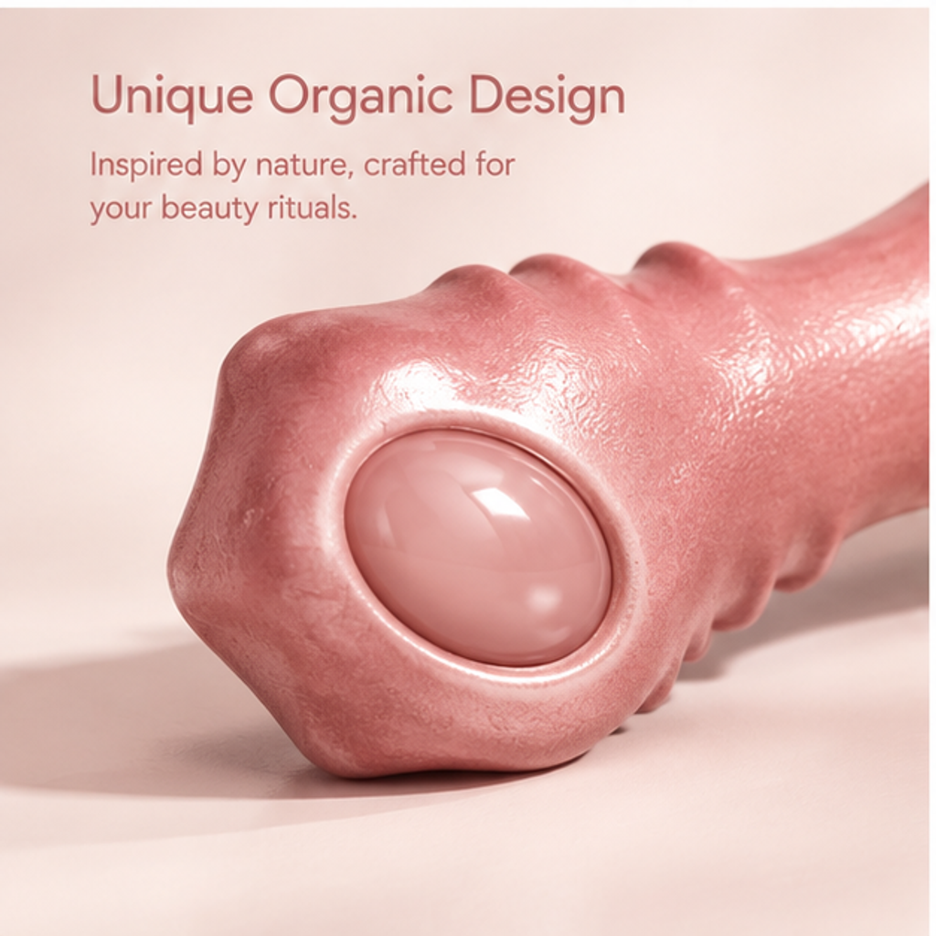 Organic Form Sculptural Lipstick – Silky Smooth Moisturizing Lip Color with Ergonomic Spine Grip