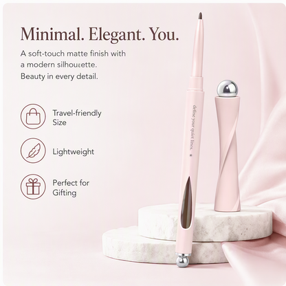 Ergonomic Twist-Up Gel Eyeliner Pencil – Ultra-Fine No-Sharpening Waterproof Smudge-Proof Liner