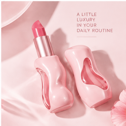 Silky Matte Sculptural Lipstick in Natural Rosy Glow – Velvety Smooth Lightweight Long-Lasting Lip Color