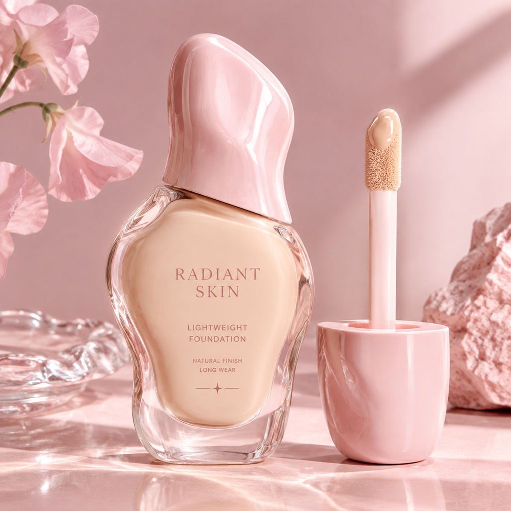Radiant Skin Lightweight Liquid Foundation – Long-Wear Breathable Natural Finish for a Healthy Glow