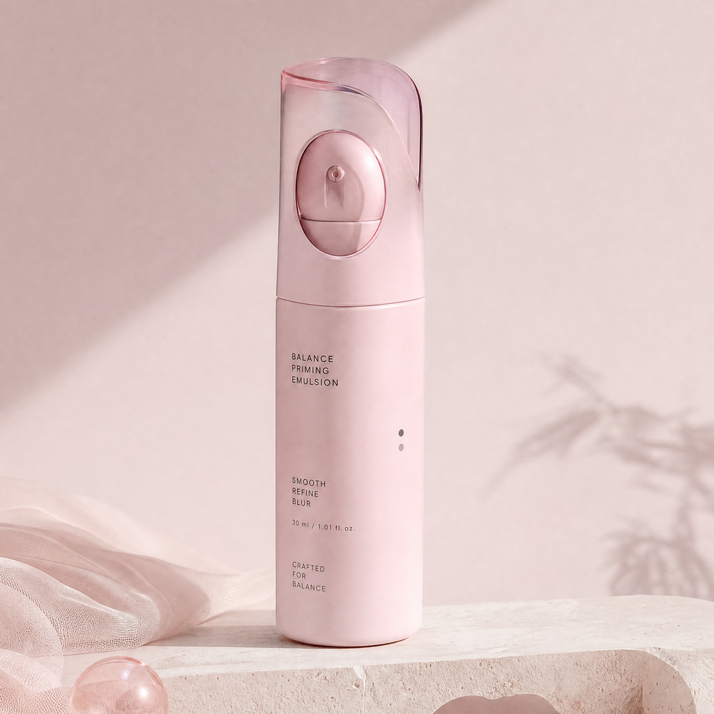 Balance Priming Emulsion with Pore-Refining Finish – Lightweight Milky Hydrating Base for Makeup Prep