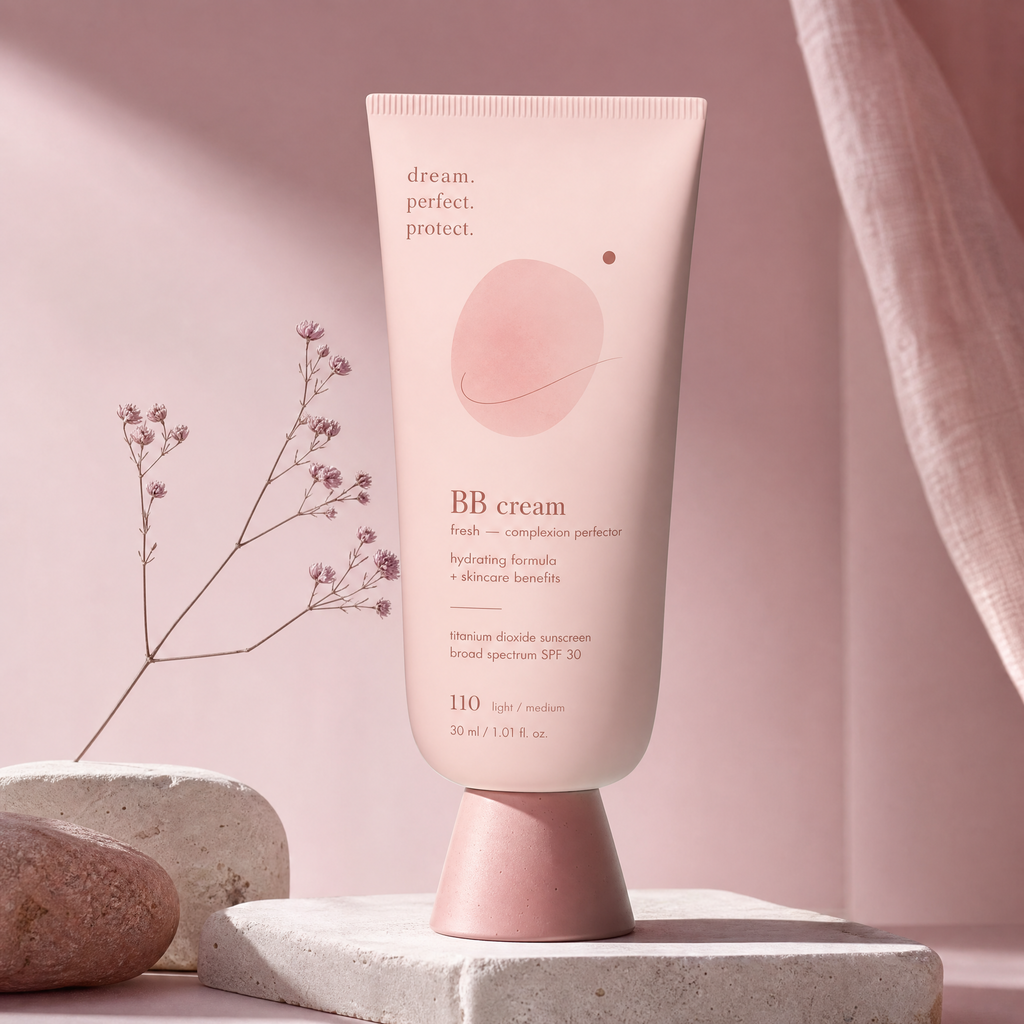 3-in-1 Mineral BB Cream SPF 30 with Titanium Dioxide – Hydrating Complexion Perfector & Natural Radiant Tint