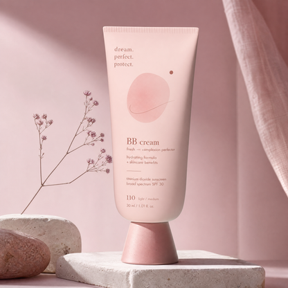 3-in-1 Mineral BB Cream SPF 30 with Titanium Dioxide – Hydrating Complexion Perfector & Natural Radiant Tint