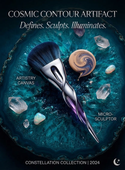 Ultra-Slim Flat Foundation Brush: Precision Liquid Cosmetic Applicator for Impeccable, Streak-Free HD Coverage